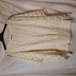 George Cream Lace Women's Top